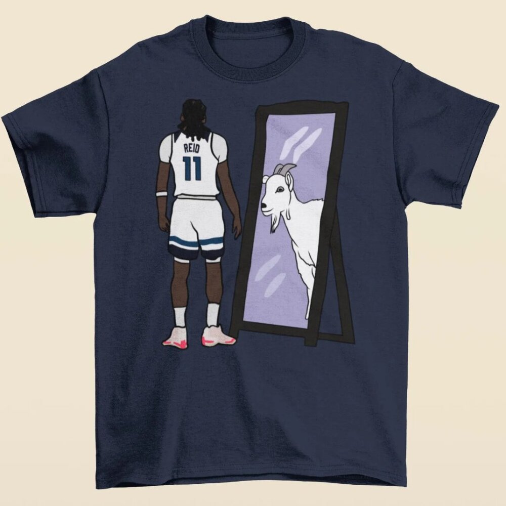 NEW Naz Reid Mirror Goat Basketball T-Shirt